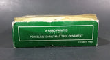 1984 Eileen Richardson Porcelain Clothespin Kid Hand Painted Christmas Tree Ornament with Box - Treasure Valley Antiques & Collectibles