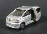 Tomica Tomy 2009 Toyota Vellfire Grey Mini Van 1/59 #49 Die Cast Toy Car Vehicle - Sliding Doors - Treasure Valley Antiques & Collectibles