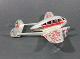 Antique 1937 Tootsie Toys Crusader X-110 Twin Propeller Aircraft Airplane Red Die Cast - Treasure Valley Antiques & Collectibles