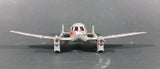 Antique 1937 Tootsie Toys Crusader X-110 Twin Propeller Aircraft Airplane Red Die Cast - Treasure Valley Antiques & Collectibles