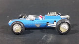 1975 Zee Toys Monacos Lotus Climax F-1 Blue No. D6 Die Cast Toy Formula One Race Car Vehicle - Treasure Valley Antiques & Collectibles