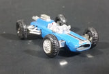 1975 Zee Toys Monacos Lotus Climax F-1 Blue No. D6 Die Cast Toy Formula One Race Car Vehicle - Treasure Valley Antiques & Collectibles