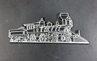 Collectible Locomotive Train Engine Black And White Railway Railroad Fridge Magnet - Treasure Valley Antiques & Collectibles