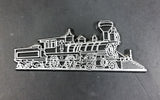 Collectible Locomotive Train Engine Black And White Railway Railroad Fridge Magnet - Treasure Valley Antiques & Collectibles