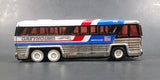 1979 Buddy L 4950 Americruiser Greyhound Bus Pressed Steel Toy Car Vehicle - Missing 2 Tires