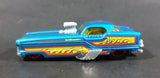 2009 Hot Wheels Metrorail 1950s Nash Metropolitan Metalflake Aqua Candy Blue Die Cast Toy Car - Treasure Valley Antiques & Collectibles
