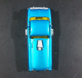 2009 Hot Wheels Metrorail 1950s Nash Metropolitan Metalflake Aqua Candy Blue Die Cast Toy Car