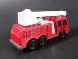 1992 Tonka Red Fire Ladder and Hook Truck DieCast Toy Vehicle - McDonald's Happy Meal - Treasure Valley Antiques & Collectibles