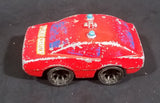 Rare 1979 Mattel First Wheels Fire Chief #1 Toy Car Emergency Vehicle - Hong Kong - Preschool