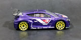 2012 Hot Wheels Renault Megane Trophy Purple Die Cast Toy Car Vehicle - Treasure Valley Antiques & Collectibles
