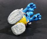 2005 Schleich Germany Peyo Smurf Frankenstein Halloween Costume 2 1/2" PVC Figurine - Treasure Valley Antiques & Collectibles