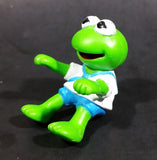 1990 Muppet Babies Baby Kermit The Frog 2" Figurine McDonalds Happy Meal Toy