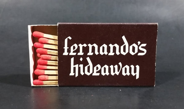 Fernando's Hideaway 77, Gloucester Road Hong Kong Wooden Matches Box Pack Travel Souvenir - Treasure Valley Antiques & Collectibles