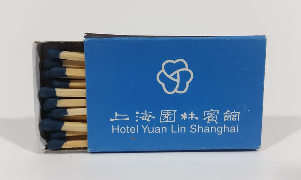 Hotel Yuan Lin Shanghai, China Souvenir Promo Wooden Matches Box - Full - Treasure Valley Antiques & Collectibles