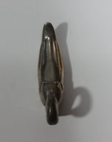 Vintage Small Tiny Little Miniature Metal Swan Bird 2 1/4" Long Figurine - Treasure Valley Antiques & Collectibles