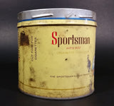 1960s Sportsman Extra Mild Cigarette Tobacco Tin No Lid has Grease marks