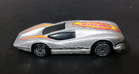 1985 Hot Wheels Large Charge Silver Bullet Metallic Silver Die Cast Toy Car Vehicle - Treasure Valley Antiques & Collectibles
