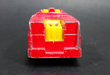 1986 Hot Wheels Workhorses Rescue Ranger Red Fire Truck Die Cast Toy Car Vehicle - Yellow lights - Treasure Valley Antiques & Collectibles