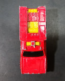 1986 Hot Wheels Workhorses Rescue Ranger Red Fire Truck Die Cast Toy Car Vehicle - Yellow lights - Treasure Valley Antiques & Collectibles