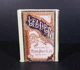 Vintage Murai Bros. Kyoto Japan Leader Cigarettes Wooden Matches Box Pack Promotional Souvenir Travel Collectible - Treasure Valley Antiques & Collectibles