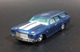 2009 Hot Wheels 1970 Chevrolet Chevelle SS Wagon Blue Die Cast Toy Car Vehicle