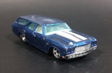 2009 Hot Wheels 1970 Chevrolet Chevelle SS Wagon Blue Die Cast Toy Car Vehicle