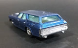 2009 Hot Wheels 1970 Chevrolet Chevelle SS Wagon Blue Die Cast Toy Car Vehicle