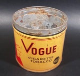 1960s Vogue Mild Cigarette Tobacco Tin no Lid - Treasure Valley Antiques & Collectibles