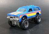 2017 Hot Wheels Chevy Blazer 4x4 Truck Blue Die Cast Toy Car SUV Vehicle - Treasure Valley Antiques & Collectibles