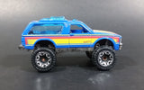 2017 Hot Wheels Chevy Blazer 4x4 Truck Blue Die Cast Toy Car SUV Vehicle - Treasure Valley Antiques & Collectibles