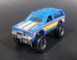 2017 Hot Wheels Chevy Blazer 4x4 Truck Blue Die Cast Toy Car SUV Vehicle - Treasure Valley Antiques & Collectibles
