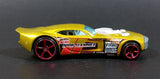 2007 Hot Wheels Nitro Door Slammer Aston Martin Metalflake Gold Die Cast Toy Race Car - Treasure Valley Antiques & Collectibles