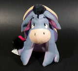 1997 Disney Winnie the Pooh Eeyore Character Soft Plush w/ Book "Friendly Tales" Mouse Works - Treasure Valley Antiques & Collectibles