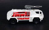 2007 Matchbox Airport Fire Tanker Truck White Die Cast Toy Car Emergency Vehicle - Treasure Valley Antiques & Collectibles
