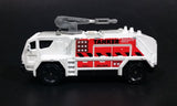 2007 Matchbox Airport Fire Tanker Truck White Die Cast Toy Car Emergency Vehicle - Treasure Valley Antiques & Collectibles