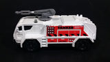 2007 Matchbox Airport Fire Tanker Truck White Die Cast Toy Car Emergency Vehicle - Treasure Valley Antiques & Collectibles