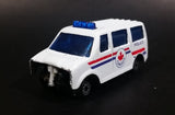 Unknown Maker Canada Police White Van Die Cast Toy Car Emergency Vehicle - Treasure Valley Antiques & Collectibles
