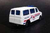 Unknown Maker Canada Police White Van Die Cast Toy Car Emergency Vehicle - Treasure Valley Antiques & Collectibles