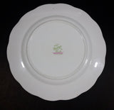 Set of 6 Roslyn Bone China "Harmony Rose" Salad Plates - Signed - Treasure Valley Antiques & Collectibles