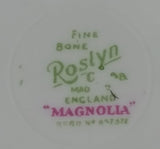 Set of 6 Roslyn Bone China "Harmony Rose" Salad Plates - Signed - Treasure Valley Antiques & Collectibles