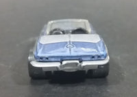 2002 Hot Wheels '65 Corvette Convertible Metallic Blue Die Cast Toy Car Vehicle - Treasure Valley Antiques & Collectibles