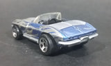 2002 Hot Wheels '65 Corvette Convertible Metallic Blue Die Cast Toy Car Vehicle - Treasure Valley Antiques & Collectibles