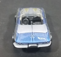 2002 Hot Wheels '65 Corvette Convertible Metallic Blue Die Cast Toy Car Vehicle - Treasure Valley Antiques & Collectibles