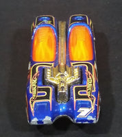 2003 Hot Wheels Vintage Splittin' Image 7 Blue Die Cast Toy Race Car Vehicle - Treasure Valley Antiques & Collectibles