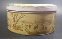1953 Huntley & Palmers Queen Elizabeth II & The Duke of Edinburgh Biscuits Tin - Treasure Valley Antiques & Collectibles