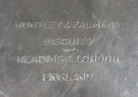 1953 Huntley & Palmers Queen Elizabeth II & The Duke of Edinburgh Biscuits Tin - Treasure Valley Antiques & Collectibles