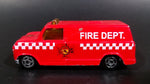 Vintage Buddy L "Metal Made" Fire Dept. Van Red Die Cast Toy Car Vehicle No. 47601 - Treasure Valley Antiques & Collectibles