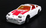 Vintage Majorette Nissan 300 ZX Turbo T-Top No. 241 White with Opening Doors and Moving Headlights 1/62 Scale Made in France - Treasure Valley Antiques & Collectibles