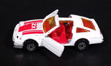 Vintage Majorette Nissan 300 ZX Turbo T-Top No. 241 White with Opening Doors and Moving Headlights 1/62 Scale Made in France - Treasure Valley Antiques & Collectibles