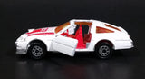 Vintage Majorette Nissan 300 ZX Turbo T-Top No. 241 White with Opening Doors and Moving Headlights 1/62 Scale Made in France - Treasure Valley Antiques & Collectibles